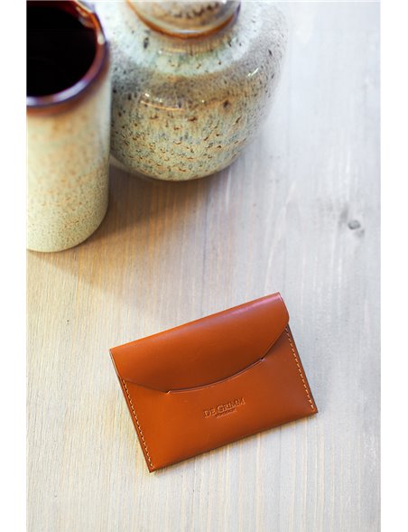 Smooth leather cards holder