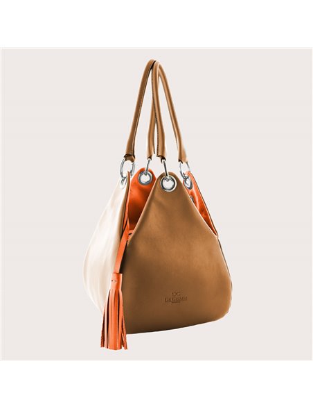 DE GRIMM Tulipe - Leather pouch bag