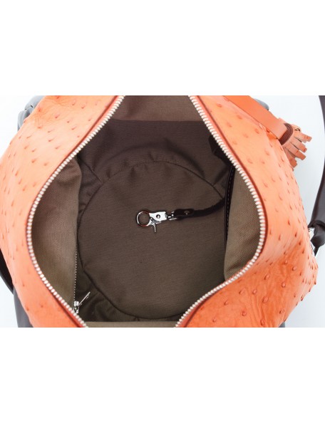 DE GRIMM Tulipe Precious - Ostrich leather pouch bag DG2016EXO-TULIPE-MM 985,00 €