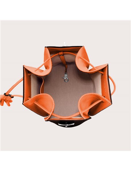 DE GRIMM Capucine - Leather bucket bag