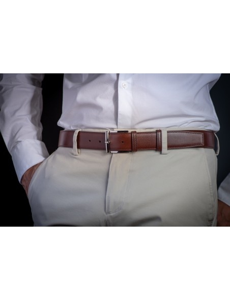 DE GRIMM Veal leather men's belt 35mm