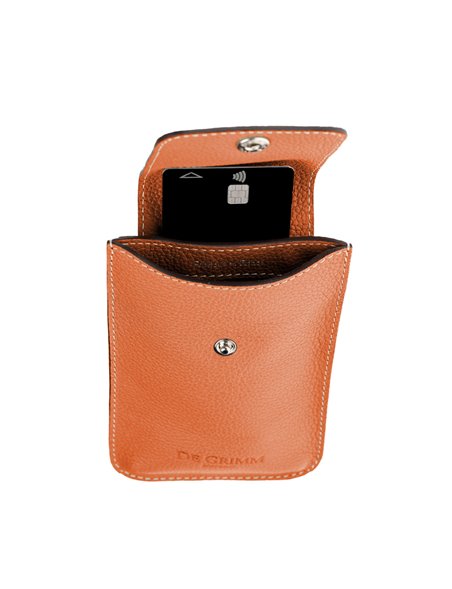DE GRIMM Nomade - Leather crossbody phone clutch