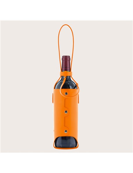 DE GRIMM Luxury leather wine bottle carrier