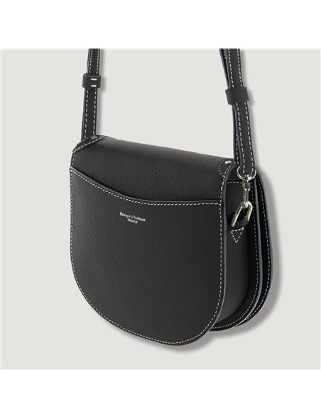 Victoire studs Oldarra - leather crossbody bag with chain