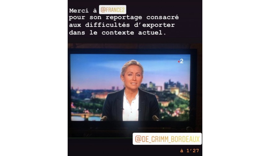 De Grimm on national news 8 pm on France 2